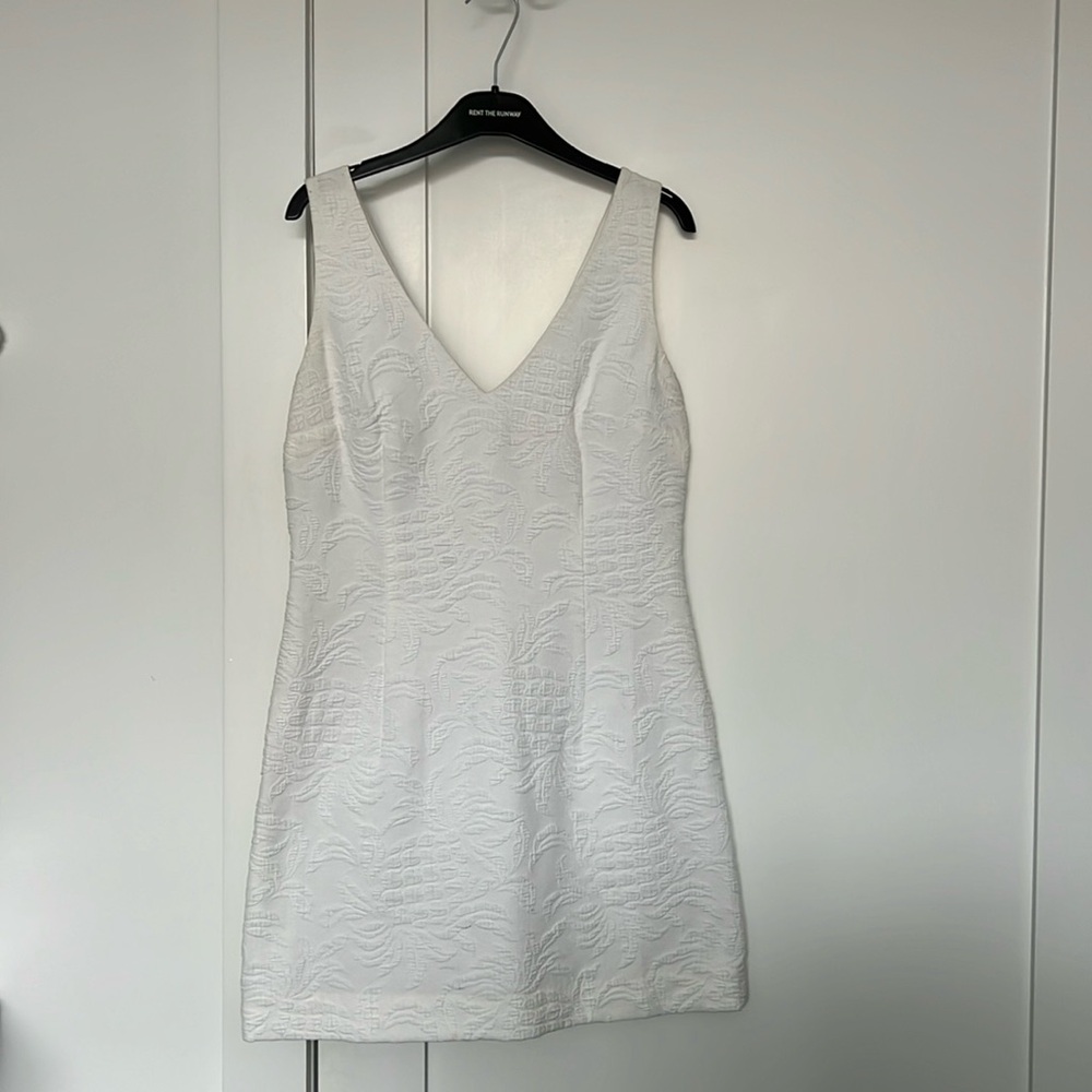 Lily Pulitzer white patterned mini dress